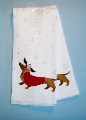 Set dachshund in red - of,