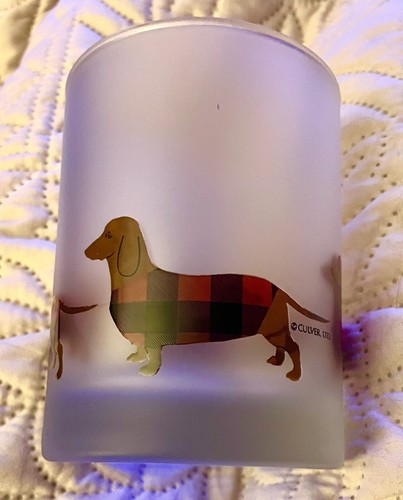 Dachshund dog glass cup - dog,