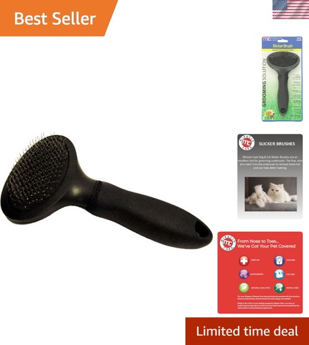 Stainless steel slicker brush - stainless,