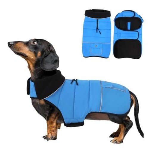 Dog winter coat - dog, adjustable