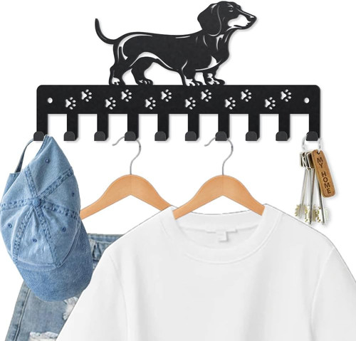 Dachshund coat rack - coat, mount