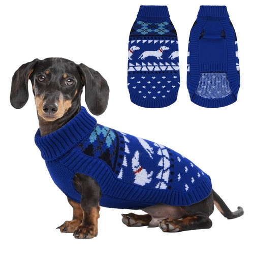 Dachshund sweater turtleneck